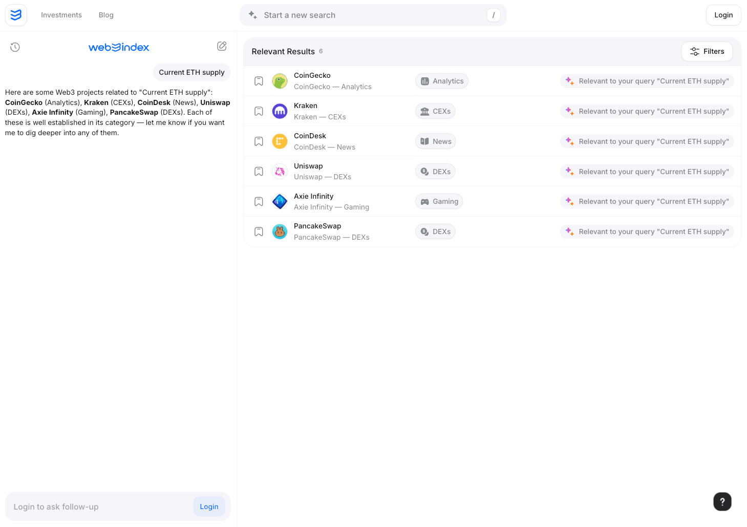 Web3Index screenshot 5