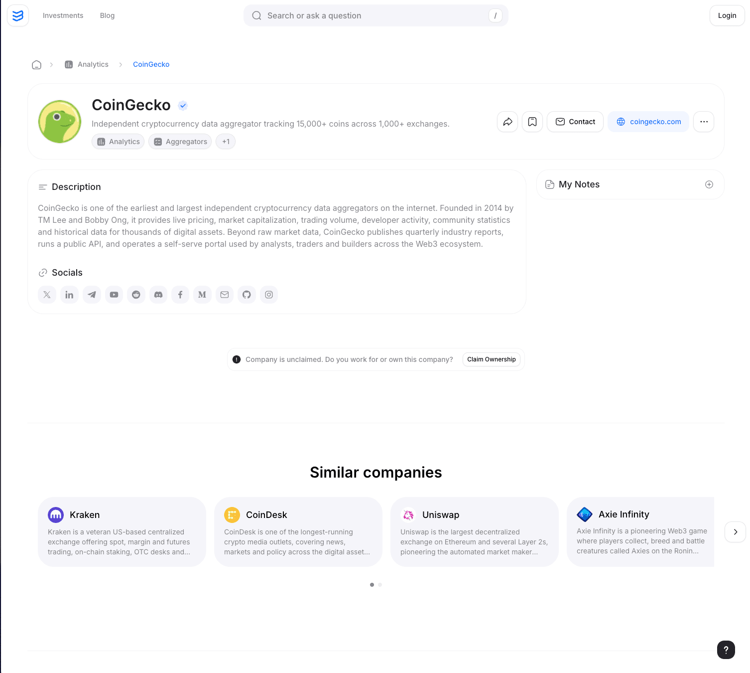 Web3Index screenshot 6